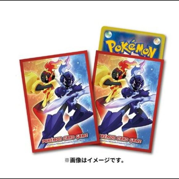 Pokemon Card Game TCG Deck Sleeves Armarouge & Ceruledge Pokémon - Picture 3 of 4
